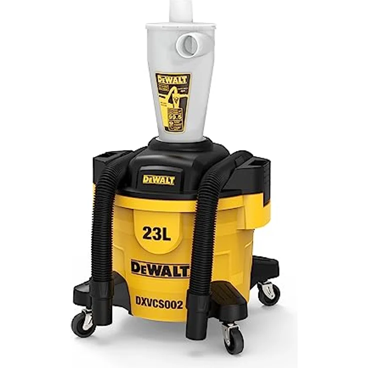 DeWalt DXVCS002 Zyklon Staubsauger Filter mit 23L Staubtank für die Werkstatt, Nass- und Trockensauger – Bild 2