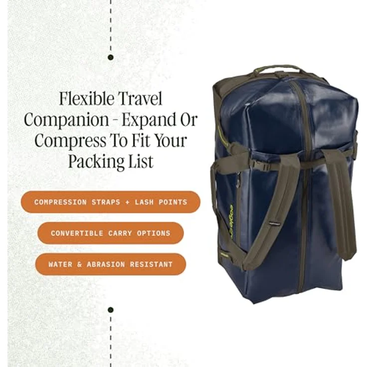 Eagle Creek Migrate Reisetasche 65 cm, blau, 100% Polyester, kompakt für Reisen und Sport – Bild 2