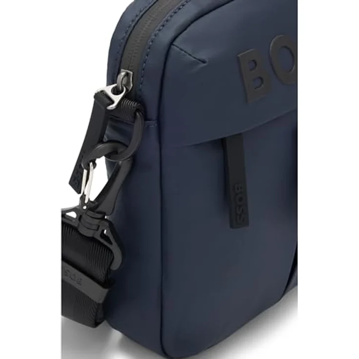 Hugo Boss Stormy Reporter Bag, Umhängetasche für Herren, DKLBLAU, verstellbarer Schultergurt, 16 x 20,5 x 4,5 cm – Bild 8