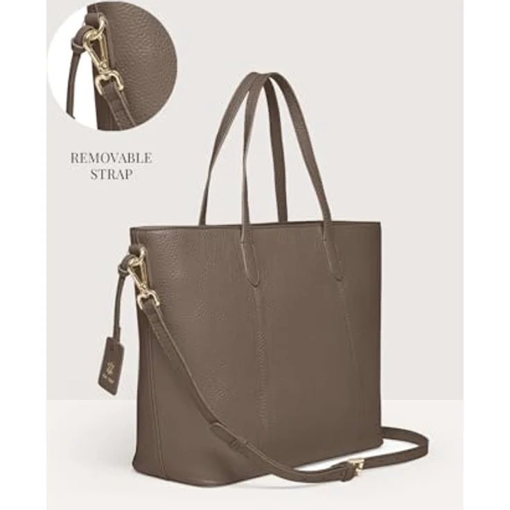 "Lazarotti Shopper Bologna Leather, Leder mit verstell- und abnehmbarem Schulterriemen" – Bild 6