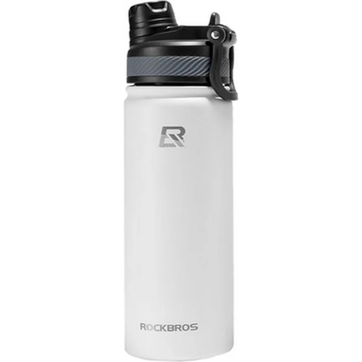 ROCKBROS 35210029005 Trinkflasche, Fahrradflasche aus Kunststoff, schwarz