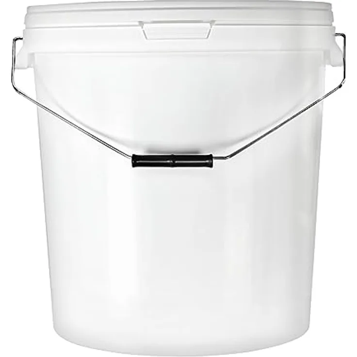 Benbow Eimer mit Deckel 30L, Weiß BSR-, luftdicht, lebensmittelecht, BRC-, auslaufsicher