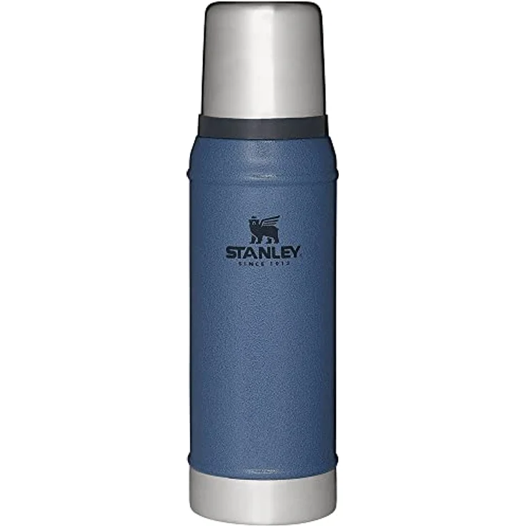 Stanley Classic Legendary Thermosflasche 750ml Hammertone Lake - Edelstahl Thermoskanne - BPA–Frei - Thermos Hält 20 Stunden Heiß oder Kalt - Deckel Fungiert Auch als Trinkbecher - Spülmaschinenfest – Bild 1