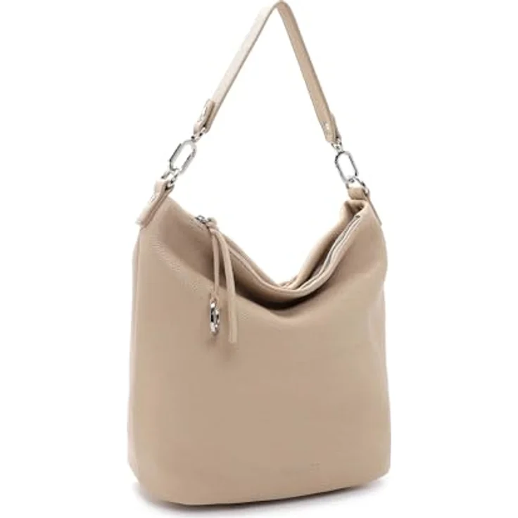 Suri Frey Beutel Debby, Handtasche aus Feinsynthetik mit Logo-Prägung, beige, 35 x 31 x 15 cm – Bild 4