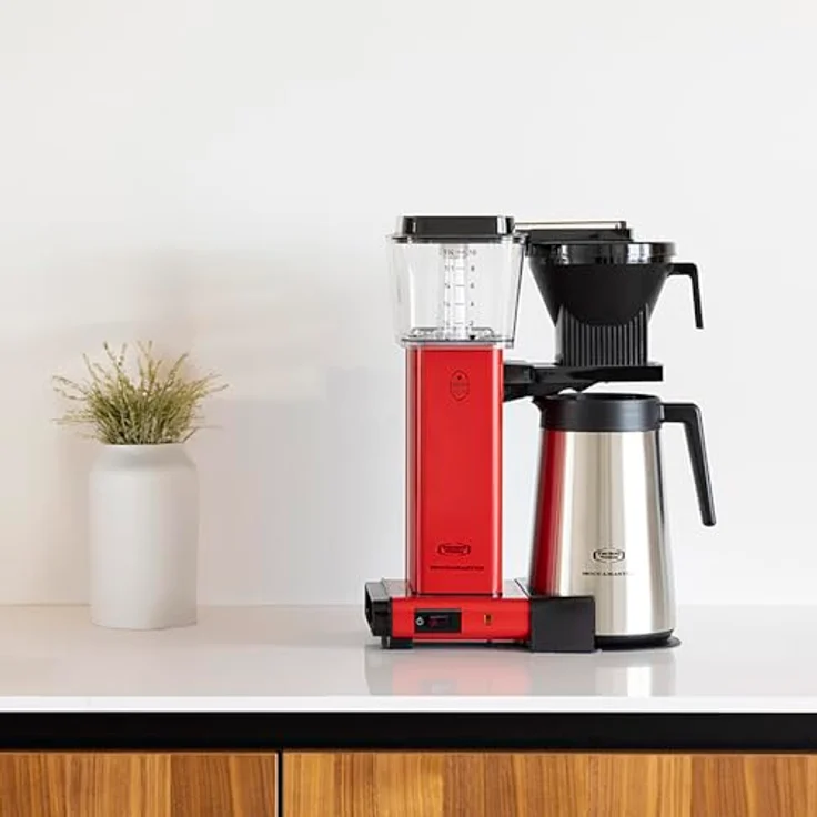 Moccamaster Filter Kaffeemaschine KBGT Thermos, 1.25 Liter, 1450 W, Red – Bild 6
