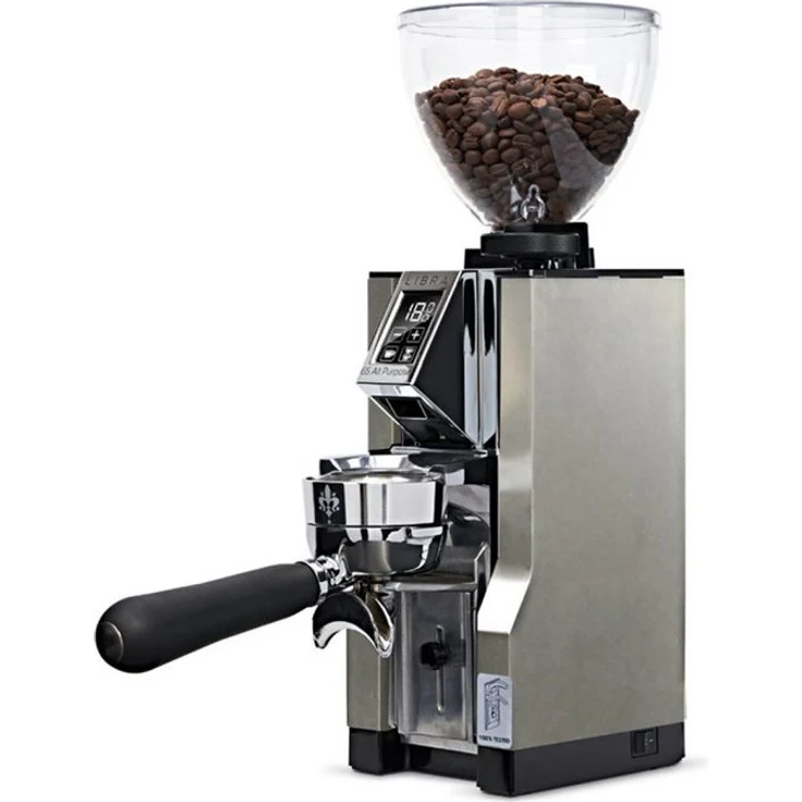 Eureka 1920 Mignon Libra 65 All Purpose, Elektrische Kaffeemühle mit Mahlgrad-zu-Gewicht-Technologie, 65-mm-Flachmahlwerk, leise und präzise, handgefertigt in Florenz