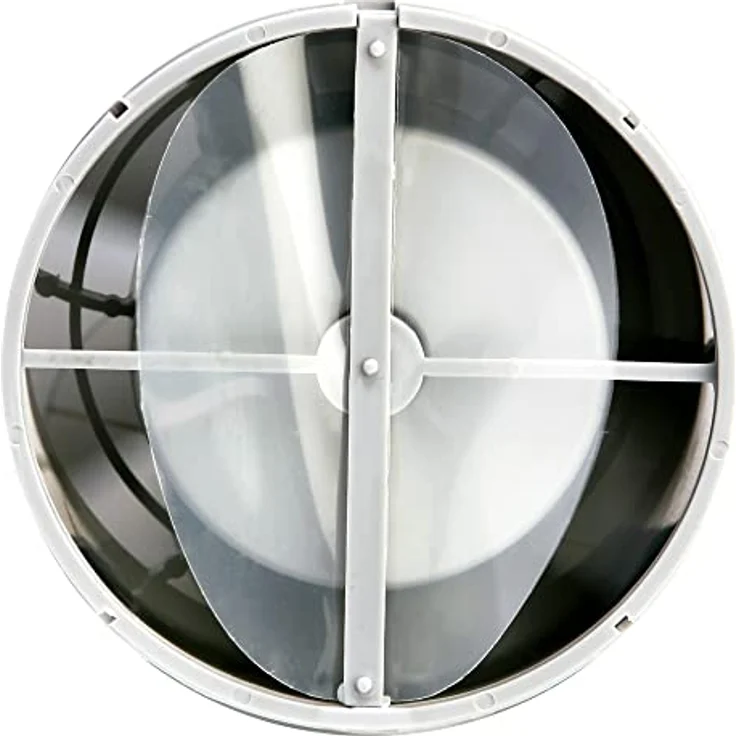 Konjac Sponge X-MART 10 INOX H, Belüftungsventilator mit 15 Watt, 98 m³/h Luftdurchsatz, leiser Betrieb mit 38 dB, für Rohrdurchmesser 100 mm – Bild 4