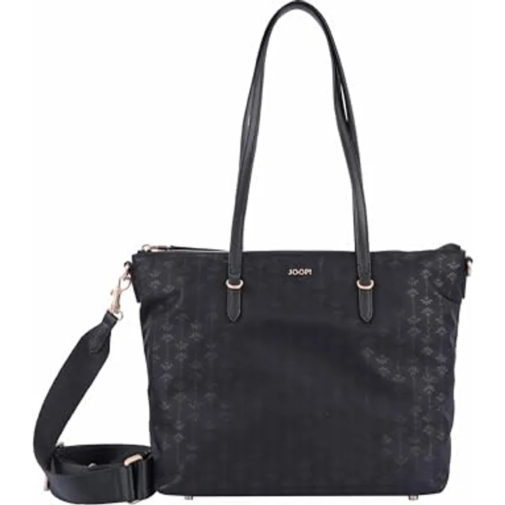 Joop! Collana Tessuto Shopper Tasche, 30 cm, schwarz, 100% Nylon