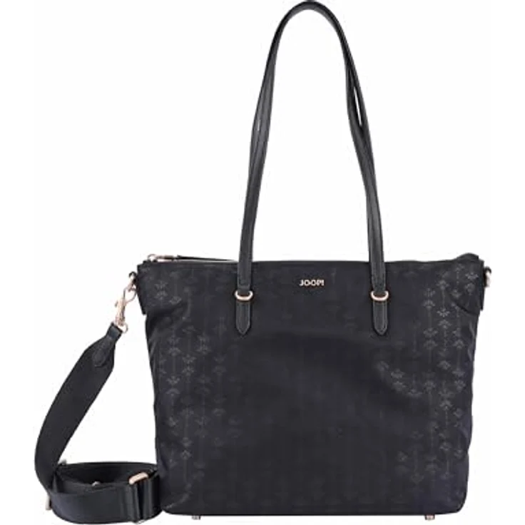 Joop! Collana Tessuto Shopper Tasche, 30 cm, schwarz, 100% Nylon – Bild 1