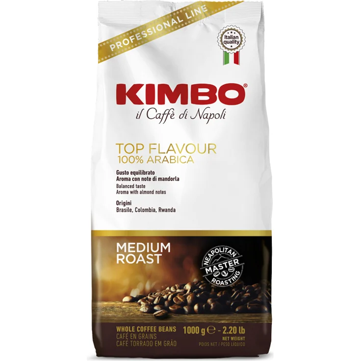Kimbo Top Flavour, Espressobohnen, 1kg – Bild 1