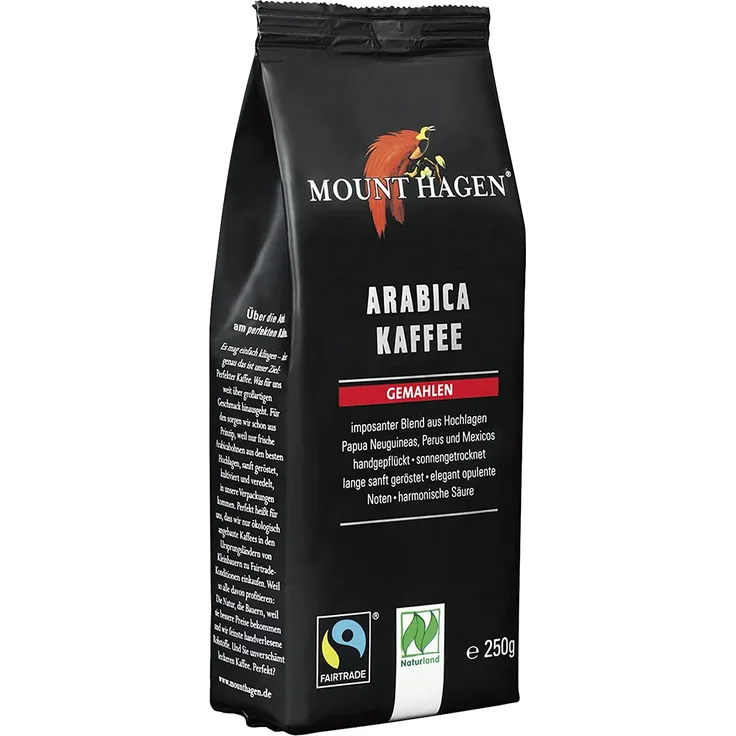 Mount Hagen Röstkaffee gemahlen 250g