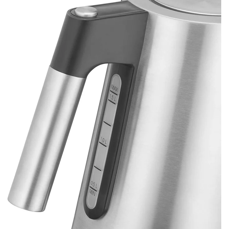 WMF 04.1331.0011 Kineo Wasserkocher, 3000 Watt, 1,6 Liter, Kalkfilter, Temperatureinstellung, Einhand-Deckelöffnung, Cromargan, edelstahl – Bild 7