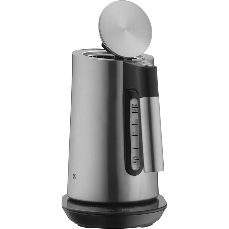 WMF 04.1331.0011 Kineo Wasserkocher, 3000 Watt, 1,6 Liter, Kalkfilter, Temperatureinstellung, Einhand-Deckelöffnung, Cromargan, edelstahl – Bild 12