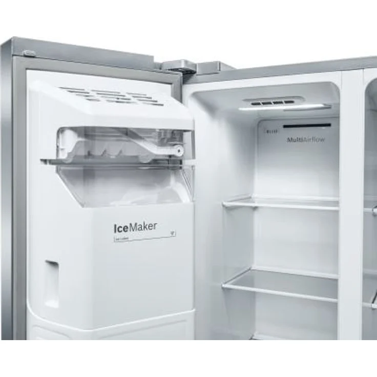 Bosch KAG93AIEP Side-by-Side-Kühlschrank, freistehend, edelstahl mit Antifingerprint, NoFrost, Schnellkühlen und -gefrieren, Wasser- und Eiswürfelspender, Festwasseranschluss, Breite 90.8 cm – Bild 6
