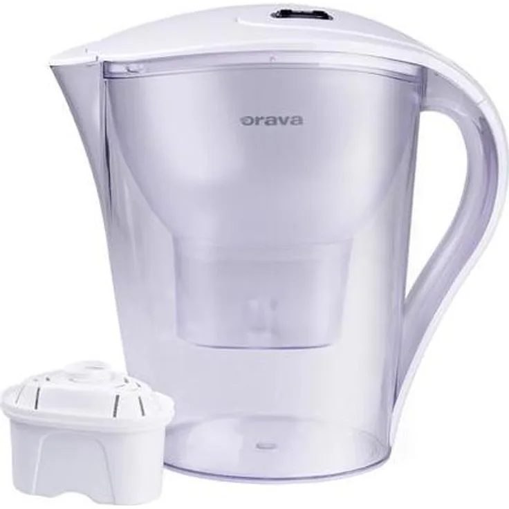 Orava WF-38 F, Wasserfilterkanne mit 3,8l Volumen, weiß
