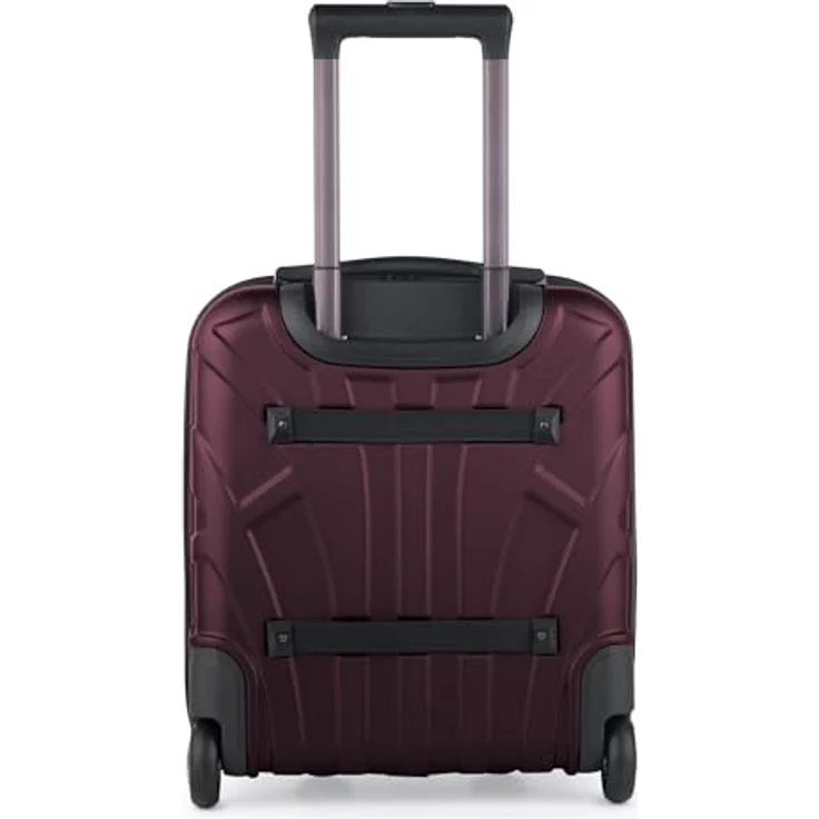 Suitline Handgepäckkoffer S1, EasyJet Trolley 30 L, 2 Rollen, 45x36x20 cm, Underseat - Mattschwarz – Bild 5
