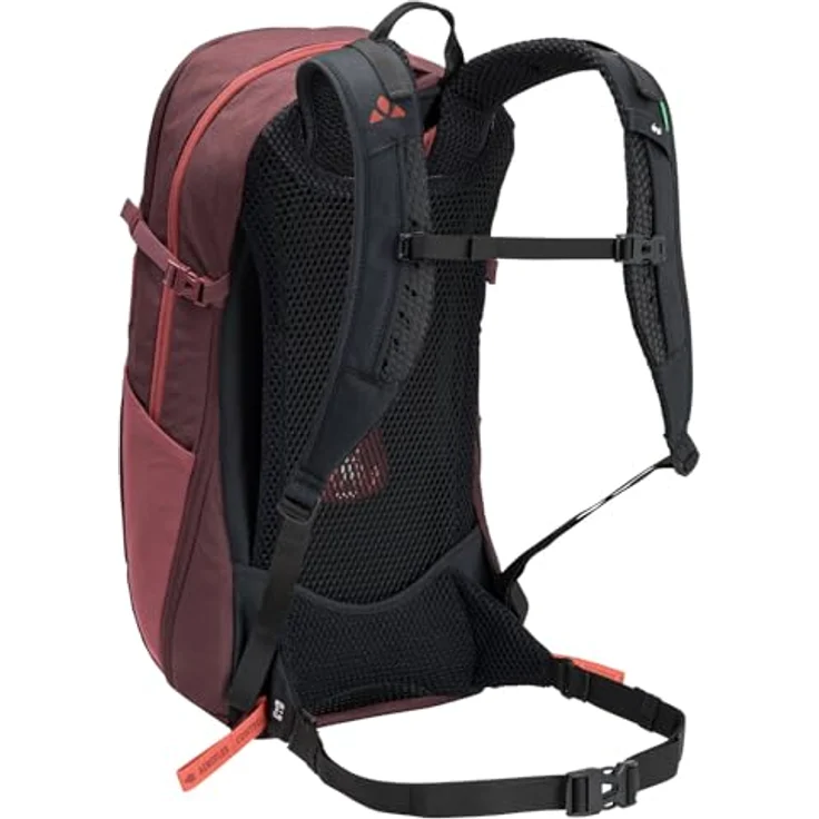 VAUDE Wizard 18+4 redeva, Freizeitrucksack mit Aeroflex Control-Tragesystem und Reißverschluss-Volumenerweiterung, umweltfreundlich aus Recycling-Materialien – Bild 2