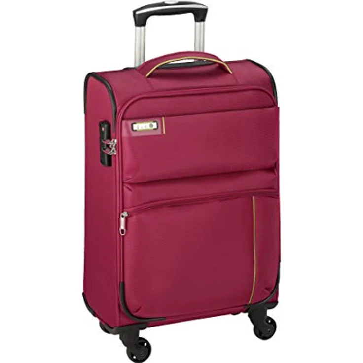 D&N Travel Line 6704 Koffer, 65 cm, 61L, Pink – Bild 1