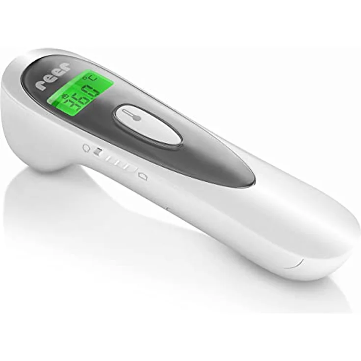 Reer Colour SoftTemp 3in1 kontaktloses Infrarot-Thermometer Stirn-Messung 1 sek Messzeit Fieberalarm 32 speicherbare Messungen, weiß – Bild 4