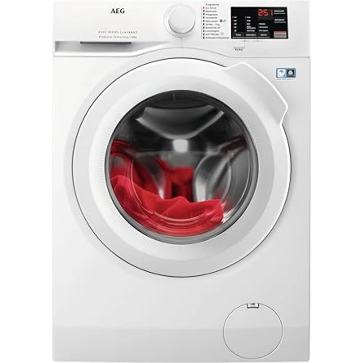 AEG L6FBA51480, Frontlader-Waschmaschine, A, Fassungsvermögen 8 kg, Standgerät, Breite 60 cm – Bild 2