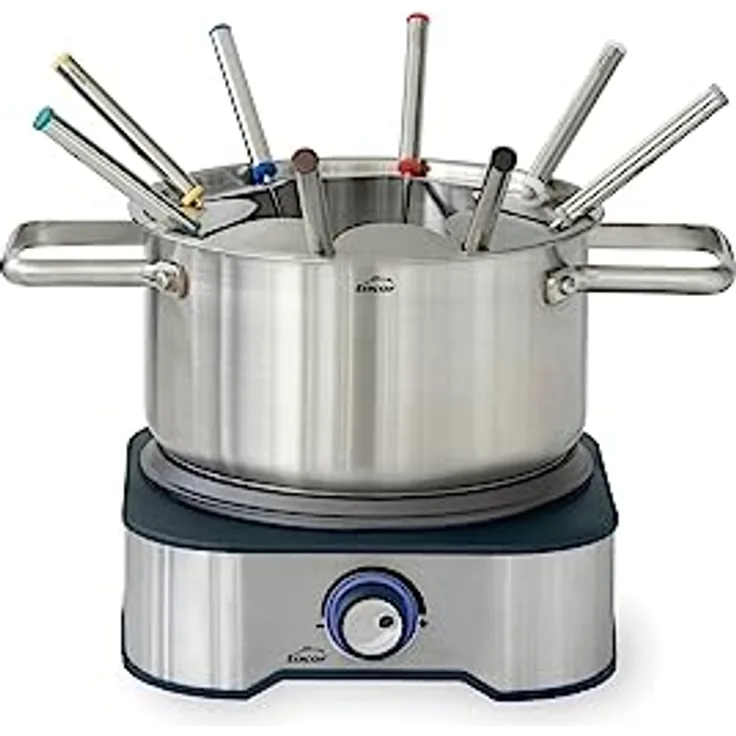 Lacor Menaje Profesional 69399 Elektrische Fondue, Edelstahl