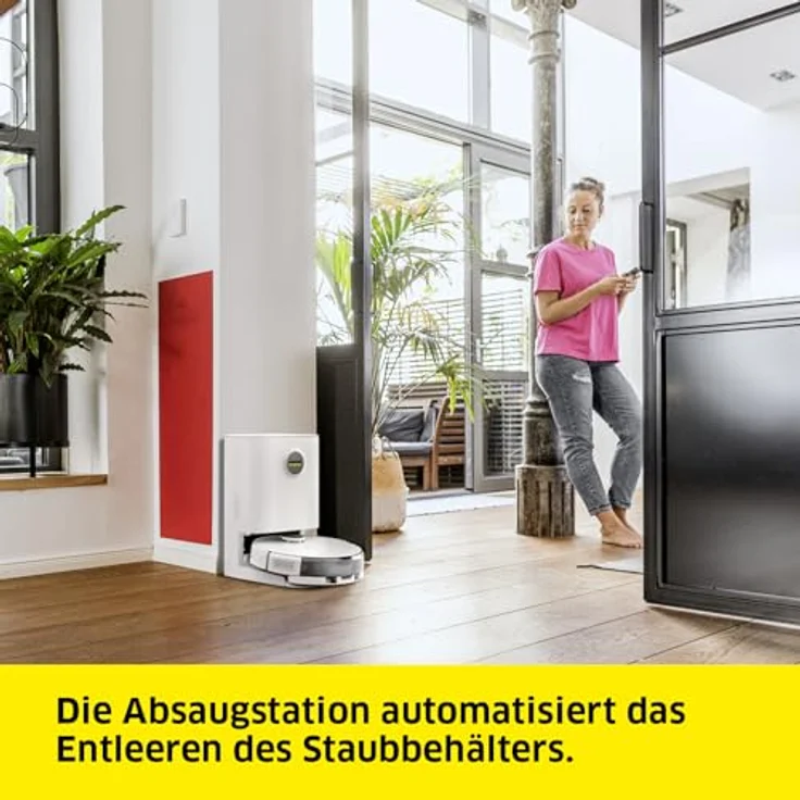 Kärcher Absaugstation RCV 5, automatische Entleerung des Staubbehälters, komfortabel per App steuerbar – Bild 2