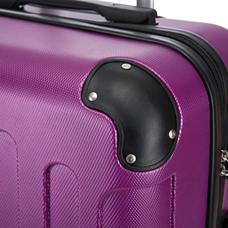 Flexot® Flex-2045 Koffer XL Aubergine, Zwillingsrollen, Hartschale - 16 Farben zur Auswahl – Bild 5