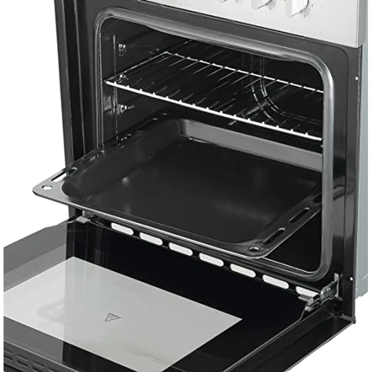 Respekta EB6000IXN Einbau-Herdset, Edelstahl, Backofen 59 L, 3 Beheizungsarten, Massekochfeld mit Blitzkochplatte, 5500 W – Bild 3