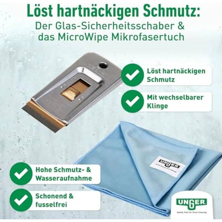 Unger Pro Glasreinigungsset AKG14 4 in 1 Neu Fensterwischset – Bild 10