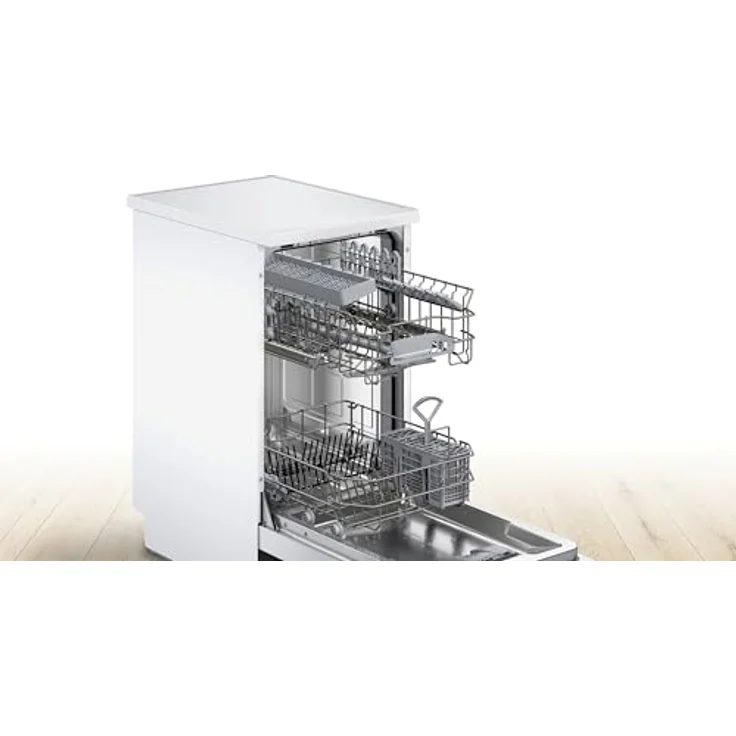 Bosch Serie 2 SPS2HKW55E, Freistehender Geschirrspüler (45 cm), 10 Maßgedecke, Weiß, 6 Programme, effektive Reinigung, Home Connect – Bild 4