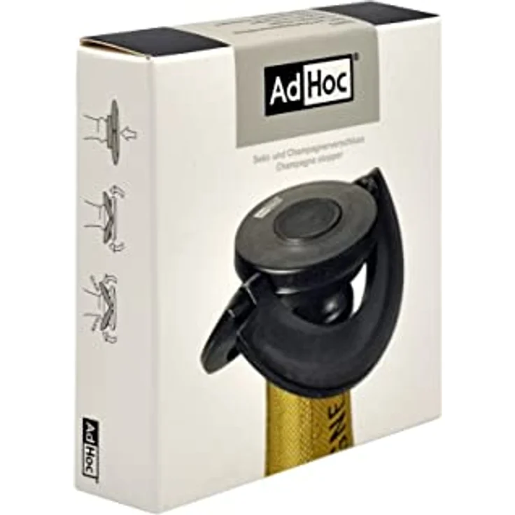 Adhoc Champagner-Stöpsel GUSTO, Schwarz – Bild 15