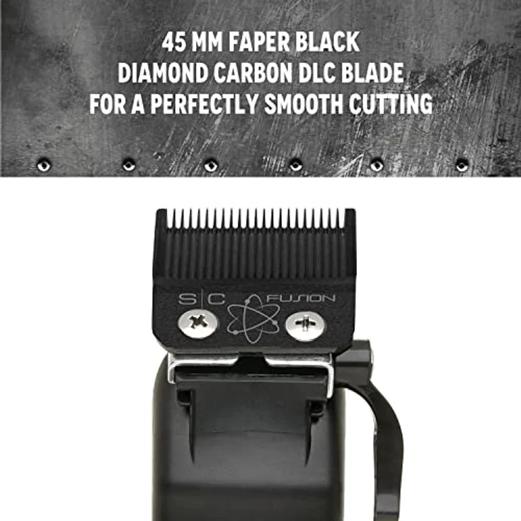 Professioneller Herren-Haarschneider Stylecraft by Gamma Più, Clipper mit Magnetmotor, 180 Minuten Autonomie ohne Kabel, Verstellbare Klinge, 8 Kämme, Klingenständer, Stabiles Metallgehäuse – Bild 3