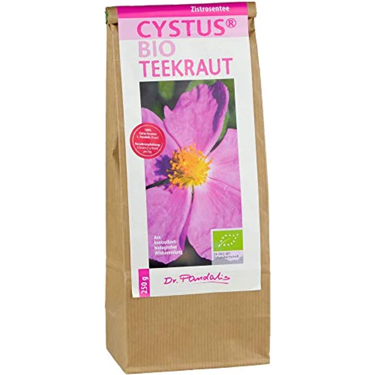 Dr. Pandalis Cystus Bio Teekraut, 250 g Tee aus Cistus incanus – Bild 3