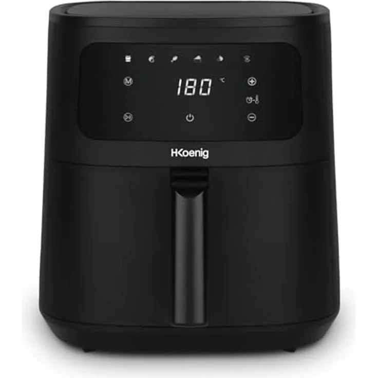 H.Koenig Airfryer XXL FRY880 Heißluftfritteuse ohne Öl, 8 l Kapazität, 5 Programme, Touchscreen – Bild 1