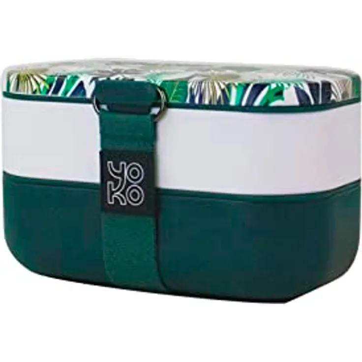 YOKO DESIGN Lunch Box bedruckt EQUADOR 2 Etagen, 1,2 Liter