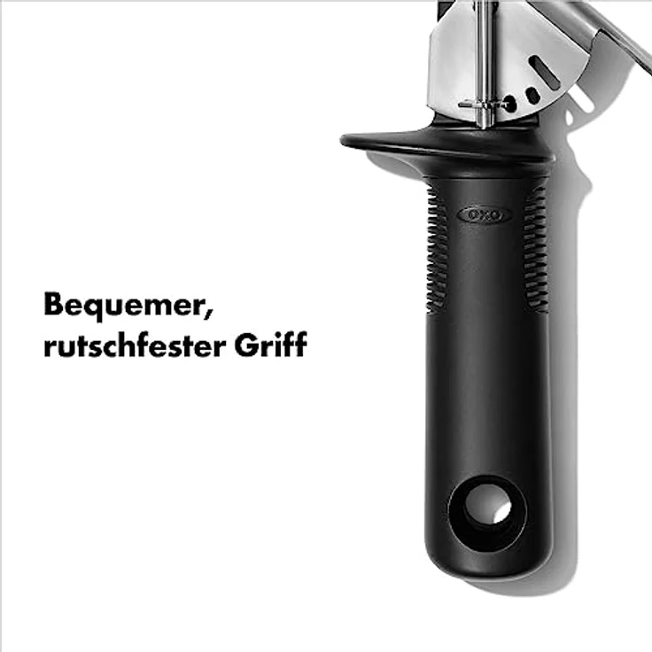 OXO Good Grips Ergonomischer Eislöffel mit praktischem Auswerfer – Edelstahl – 11,7 x 26,7 cm – Bild 4
