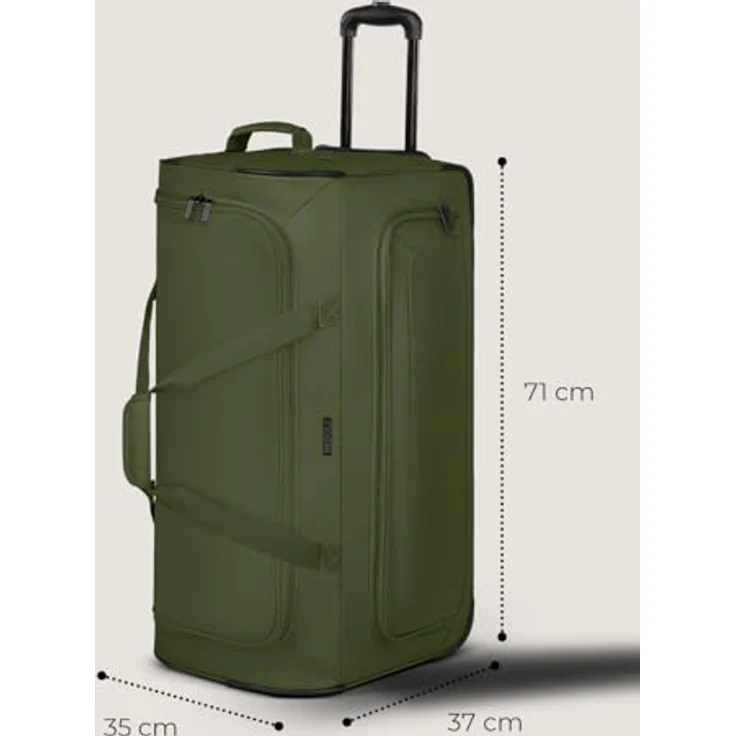 Redolz Duffle Essentials 2 Rollen Reisetasche 71 cm olive – Bild 6