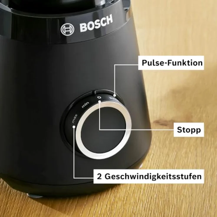Bosch MMB4151B Standmixer, 1200 W, 1.5 L, 30000 U/Min, VitaPower, Versandkostenfrei – Bild 6