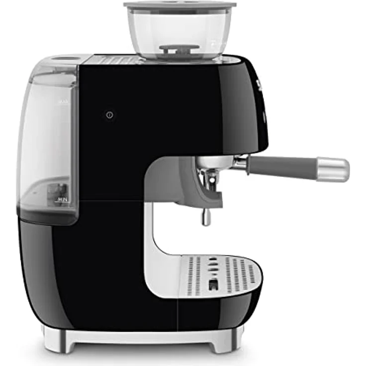 Smeg EGF03BLEU Espressomaschine, Kaffeevollautomat 50s Style, schwarz – Bild 3