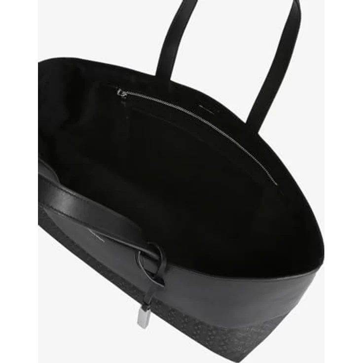 Calvin Klein Shopper CK MIXMEDIA SHOPPER_MONO, Umhängetasche groß, Damen Schultertasche in schwarz – Bild 5