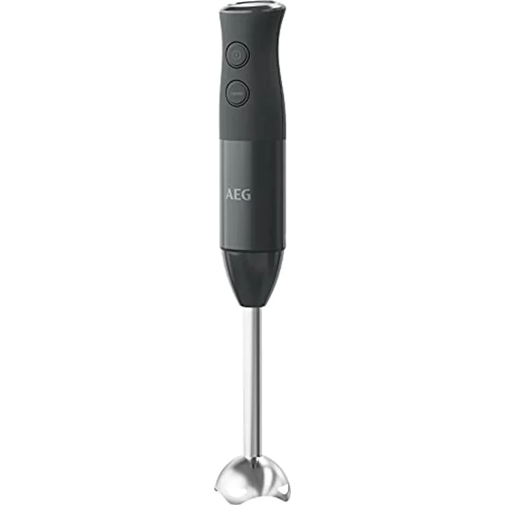 AEG HB416GG Stabmixer, 600W, 2 Geschwindigkeiten, inkl. Zerkleinererer (0,6L), Schneebesen, Messbecher (0,6L), schwarz – Bild 4
