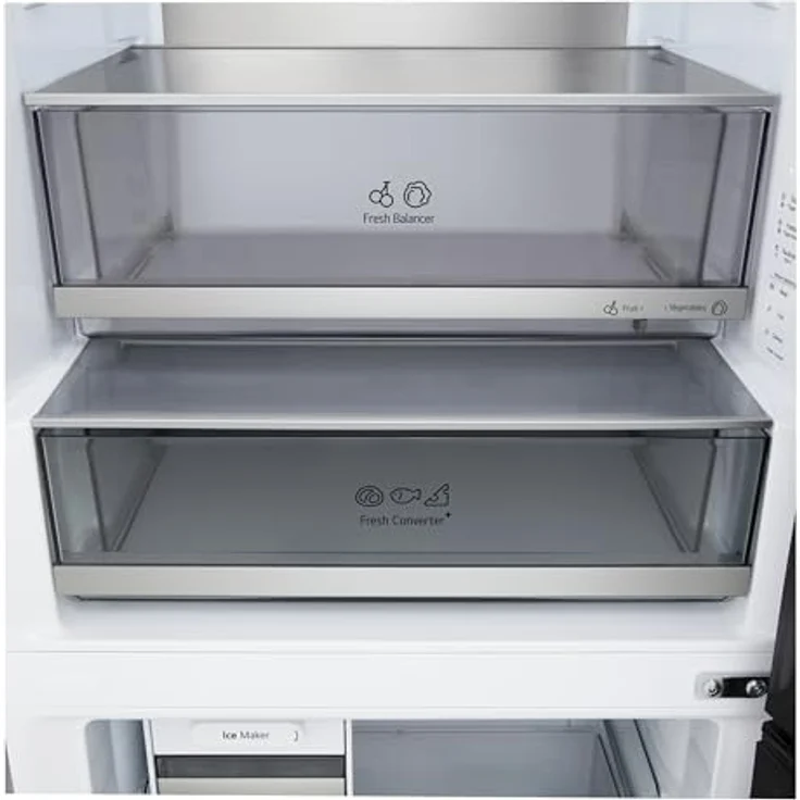 LG GBBW726AMB, Kühl-Gefrierkombination mit 465 l Volumen, Energieeffizienz A, Fresh Zone Fach, Silber – Bild 13