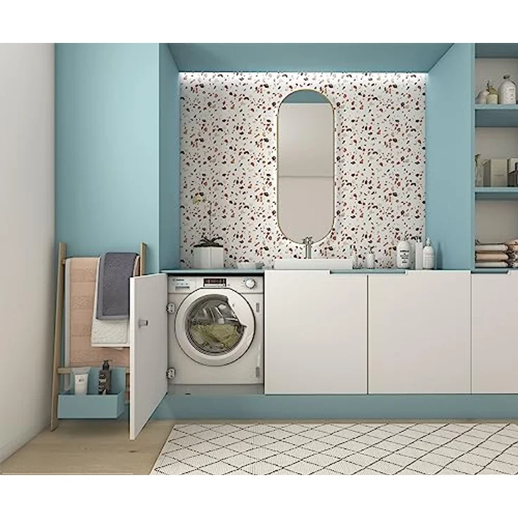 Candy CBWO 49TWME-S, Frontlader-Waschmaschine, A, Fassungsvermögen 9 kg, Einbaugerät, Breite 60 cm, Startzeitverzögerung, 16 Programme – Bild 6