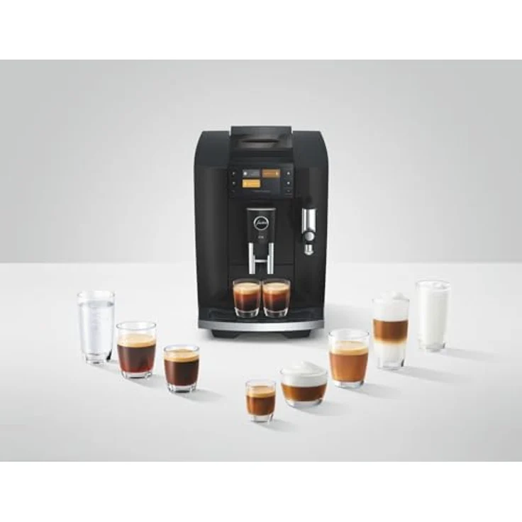 JURA E8 Kaffeevollautomat, 3 Genusswelten mit Hot Brew, Light Brew und Sweet Foam, schwarz – Bild 4