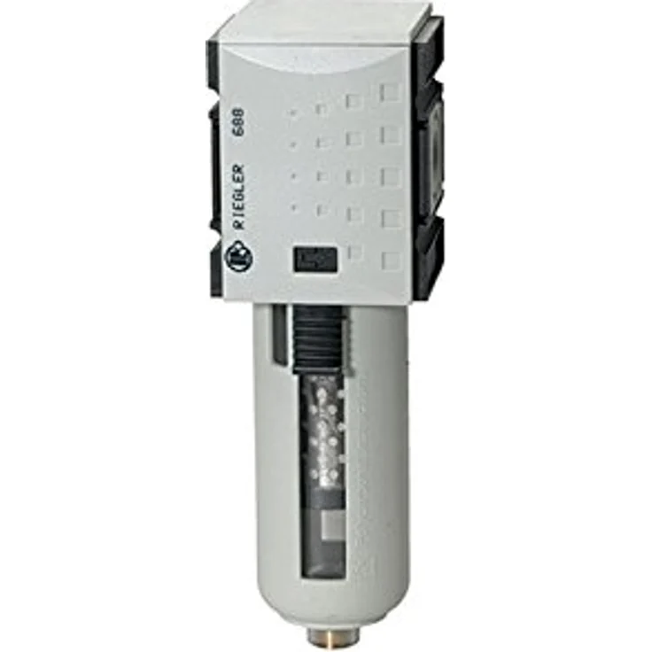 Riegler Aktivkohlefilter »FUTURA«, PC-Behälter mit Schutzkorb, BG 4, G 3/4, Öldampf-Absorption bis 0,005 mg/m³, Temperaturbereich -10°C bis 50°C – Bild 2