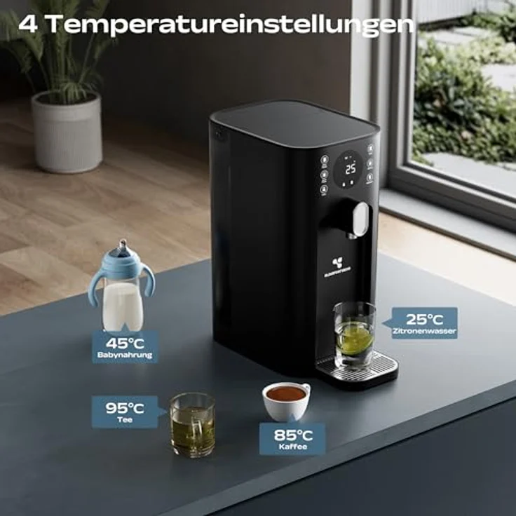 SUSGREENABLE SGIWDR03-B, 5-stufige Umkehrosmose-Wasserfilteranlage mit UV-Sofortheizung, installationsfrei – Bild 6