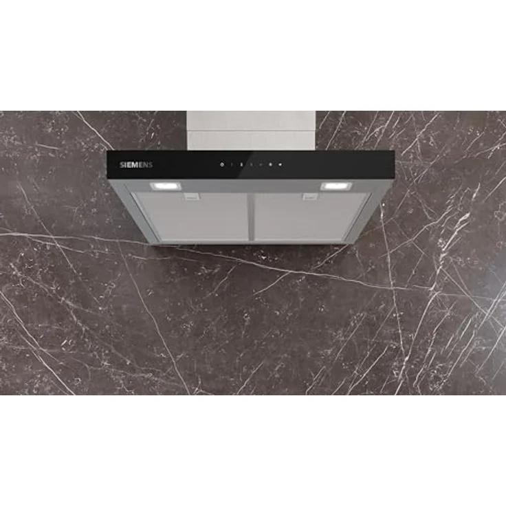 Siemens LC67BDN30 iQ500, Wandesse 60 cm, iQdrive-Motor, intelligente Dunstabzugsautomatik, Doppelfiltersystem, LED-Beleuchtung, touchControl, Metall-Optik – Bild 5