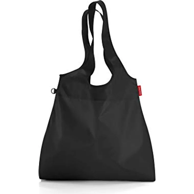 reisenthel Mini Maxi Shopper L, Einkaufstasche 44 cm, schwarz, 100% Polyester – Bild 1