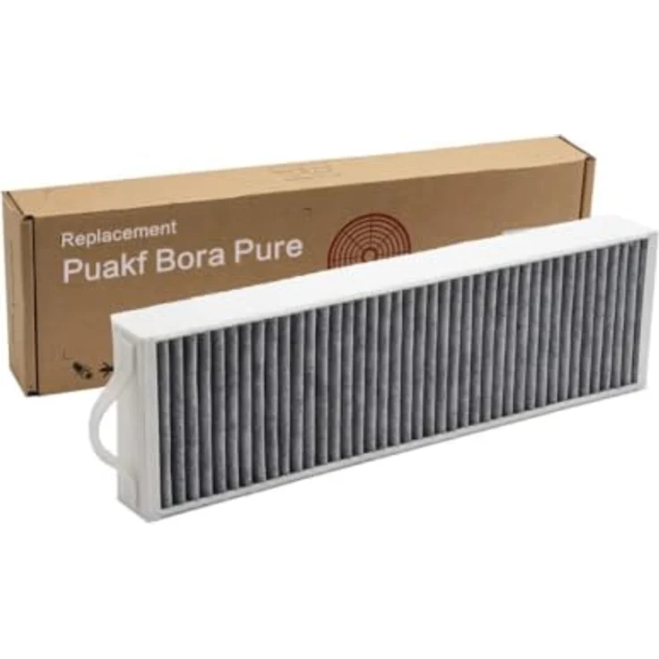 INF Ersatzfilter für Bora Pure Dunstabzugshaube PUAKF PURU PUXU, HEPA-Filter mit verbessertem Geruchs- und Partikelfiltersystem, grau – Bild 1
