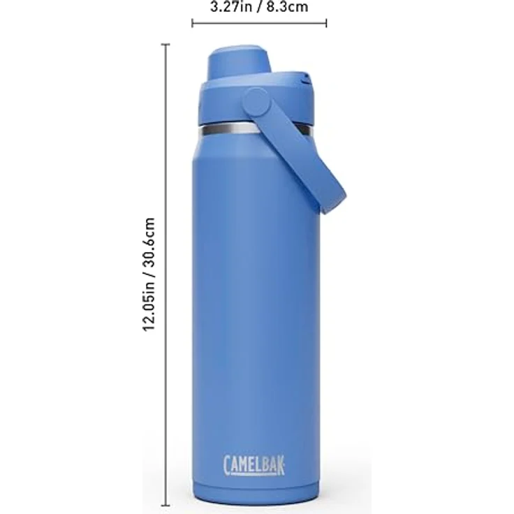 CAMELBAK Thrive Chug Wasserflasche, isolierter Edelstahl, doppelwandig, 750 ml, auslaufsicher, Himmelblau – Bild 4